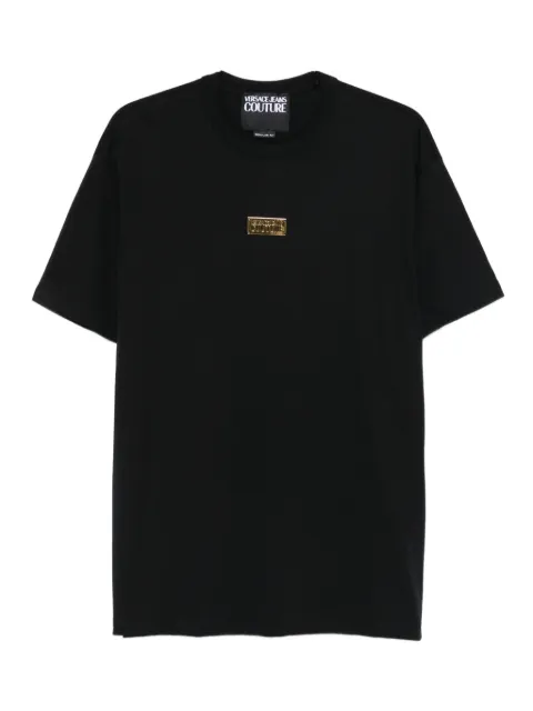 Versace Jeans Couture gold-plaque short-sleeve T-shirt