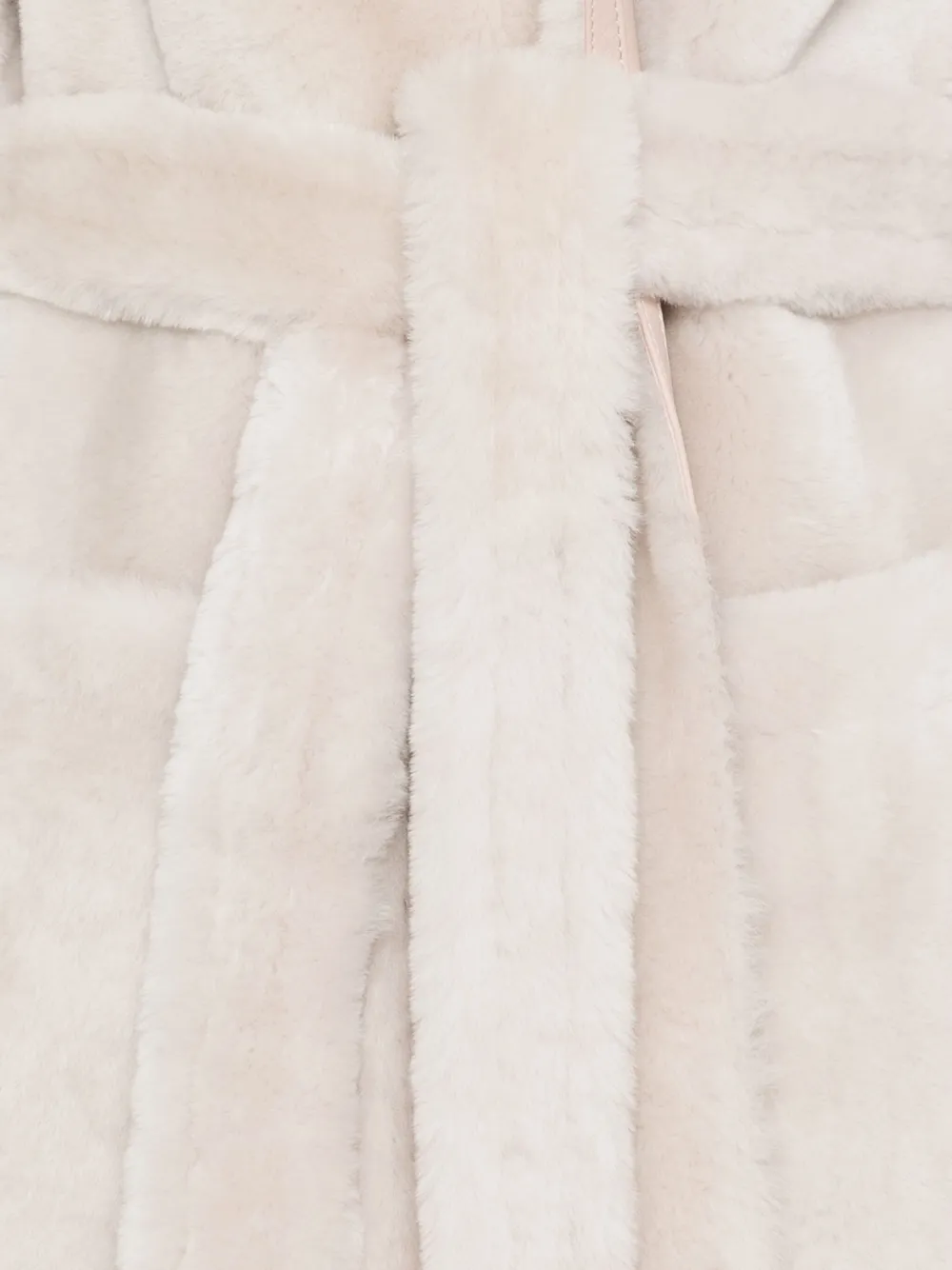 Liska Mantel met ceintuur Beige