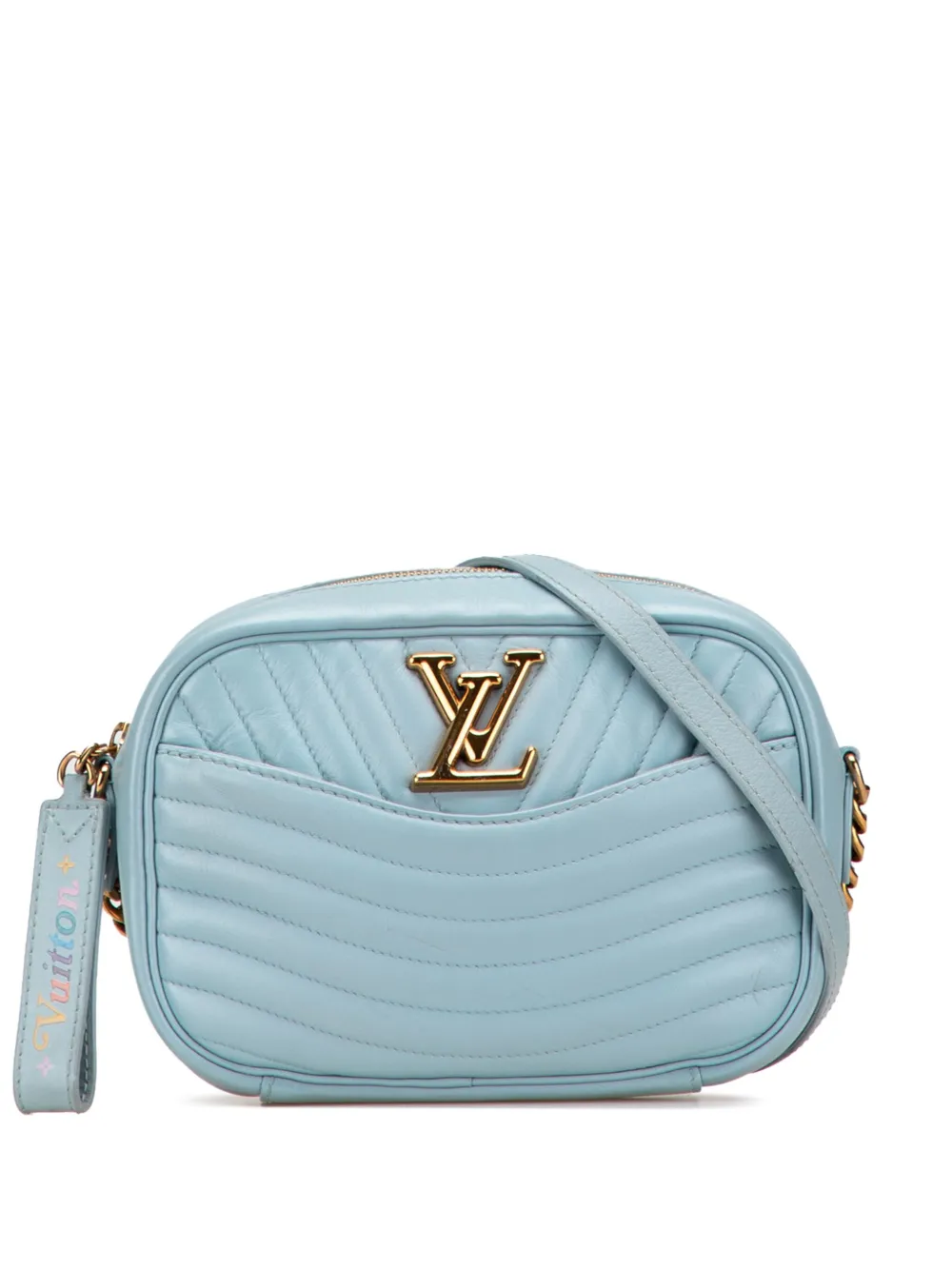 Louis Vuitton Pre-Owned 2019 ニューウェーブ カメラバッグ ショルダーバッグ - ブルー Louis Vuitton Pre-Owned 2019 ニューウェーブ カメラバッグ ショルダーバッグ - ブルー