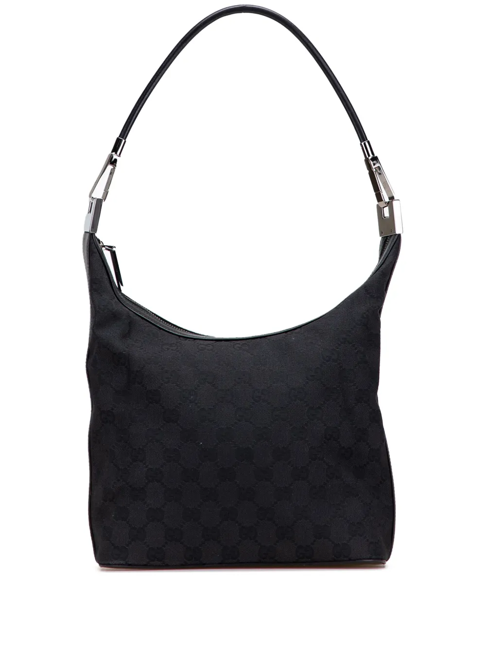 Gucci Pre-Owned 2000-2015 GGキャンバス ショルダーバッグ - ブラック Gucci Pre-Owned 2000-2015 GGキャンバス ショルダーバッグ - ブラック