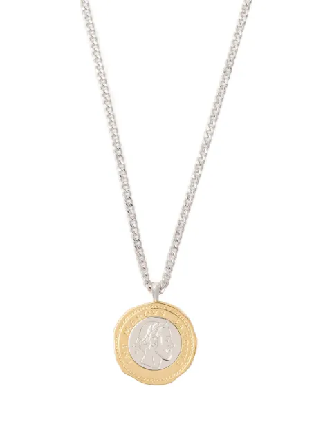 A.P.C. x Marc Jacobs The Coin Pendent brass necklace
