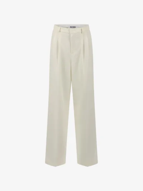 ROSSI pleated wide-leg trousers