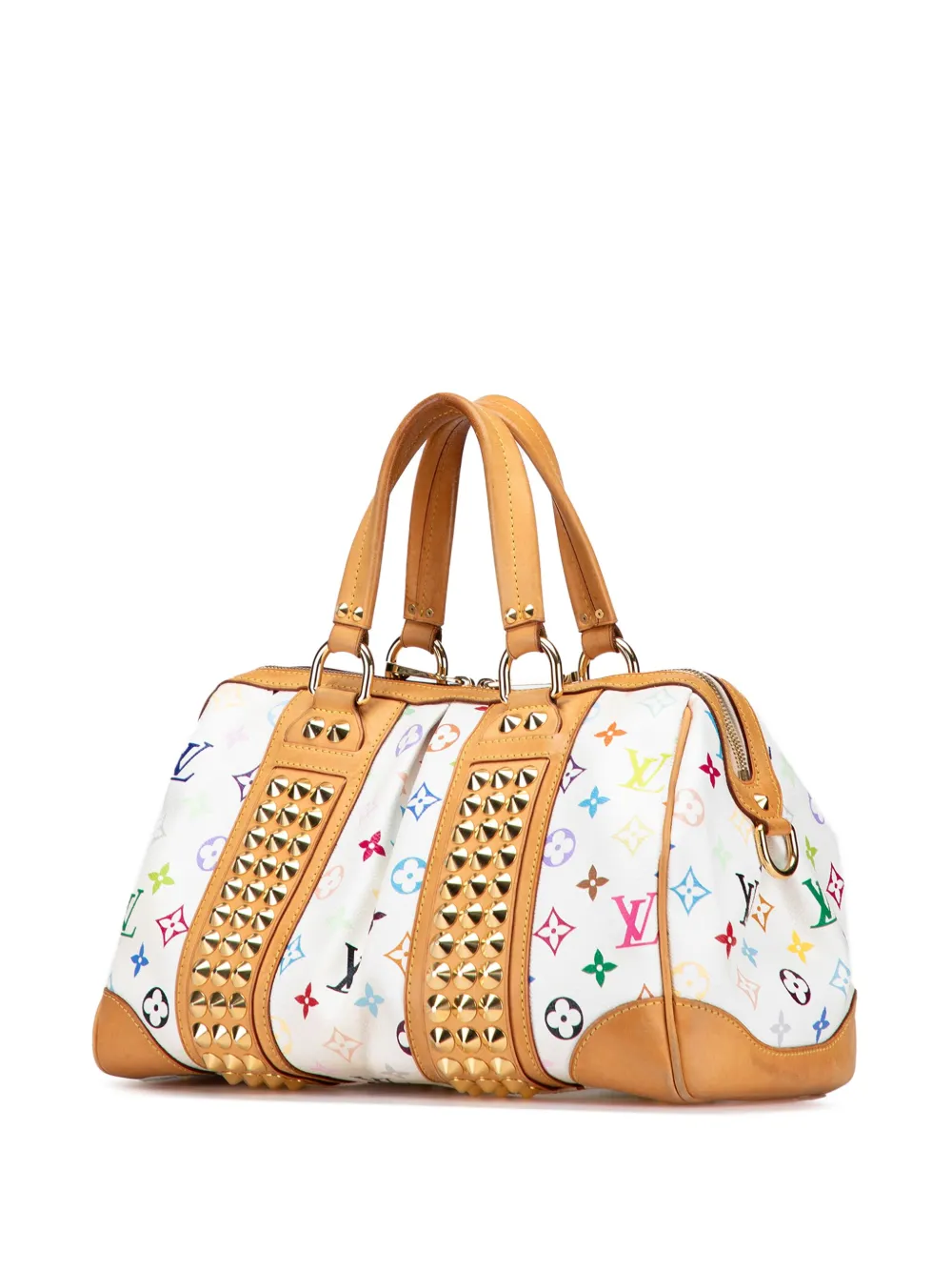 Pre-owned Louis Vuitton 2003-2009 Monogram Multicolore Courtney Mm Satchel