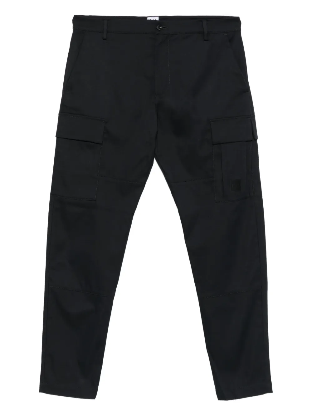 C.p. Company Cargo-pocket Trousers In Black