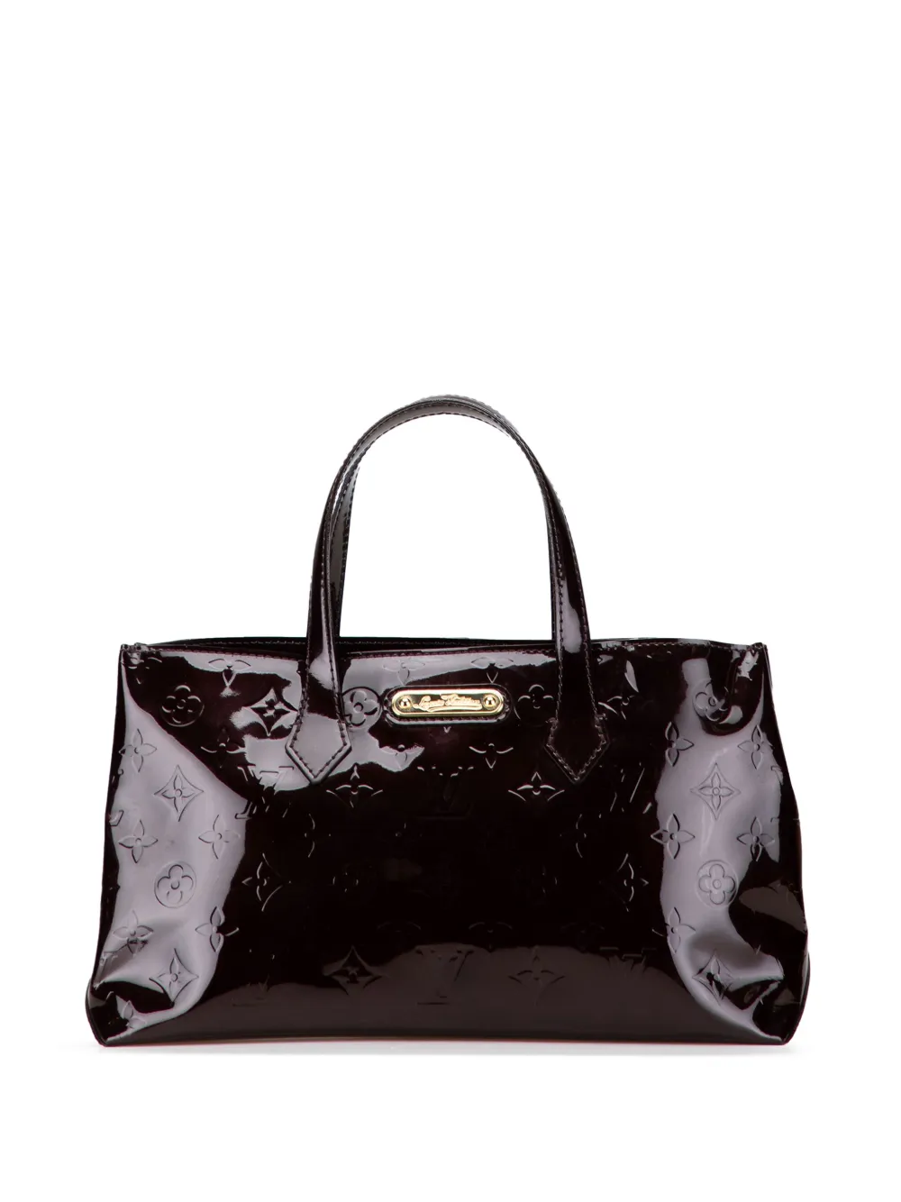 Louis Vuitton Pre-Owned 2010-2015 モノグラム ヴェルニ ウィルシャー PM ハンドバッグ - パープル Louis Vuitton Pre-Owned 2010-2015 モノグラム ヴェルニ ウィルシャー PM ハンドバッグ - パープル