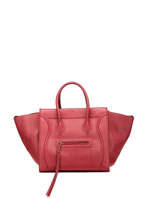 セリーヌ　ラゲージファントム　ピンク Celine Pre-Owned 2013 ミディアム レザー ファントム ラゲージ
