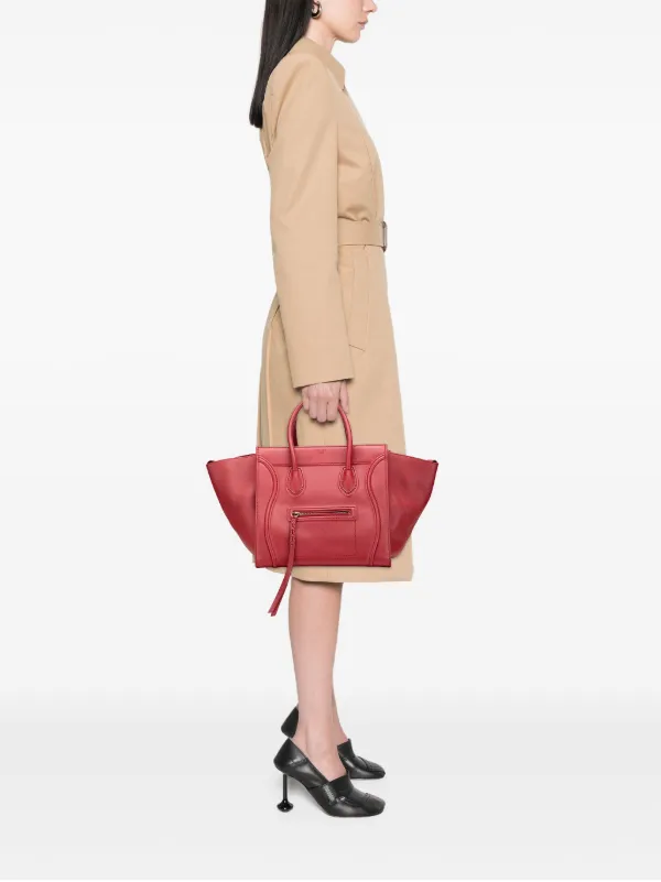 セリーヌ　ラゲージファントム　ピンク Celine Pre-Owned 2013 ミディアム レザー ファントム ラゲージ