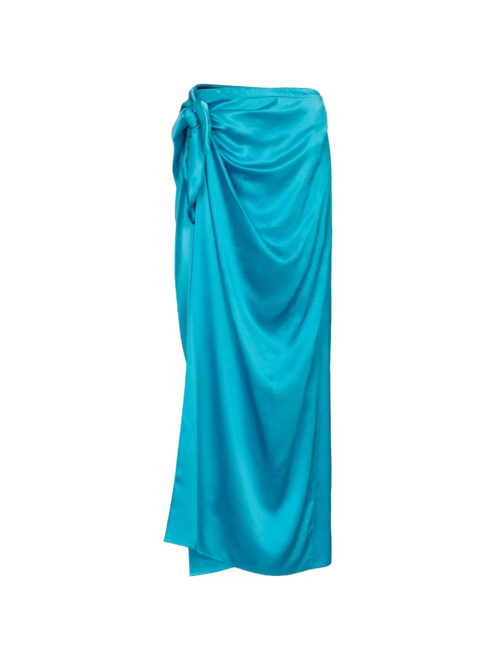 Balenciaga Easywrap midi skirt - Blu