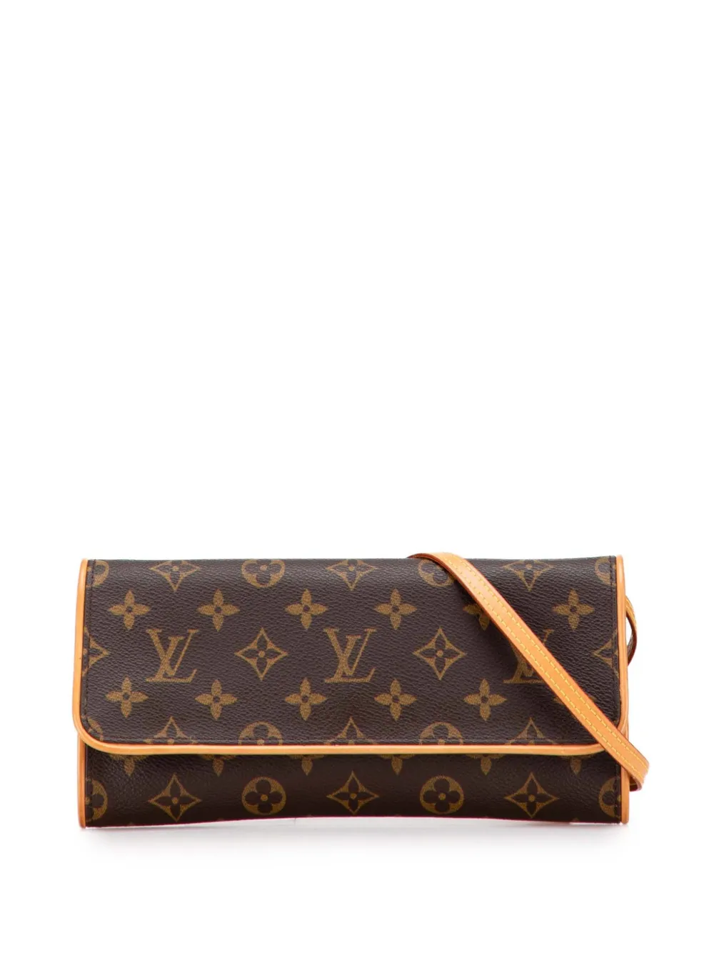 Louis Vuitton Pre-Owned 2001-2025 モノグラム ポシェット ツイン GM ショルダーバッグ - ブラウン Louis Vuitton Pre-Owned 2001-2025 モノグラム ポシェット ツイン GM ショルダーバッグ - ブラウン
