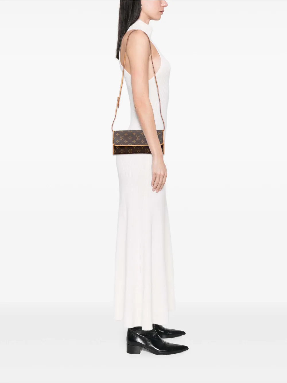 Louis Vuitton Pre-Owned 2001-2025 Monogram Pochette Twin GM crossbody bag | Pre-Owned | Image 2