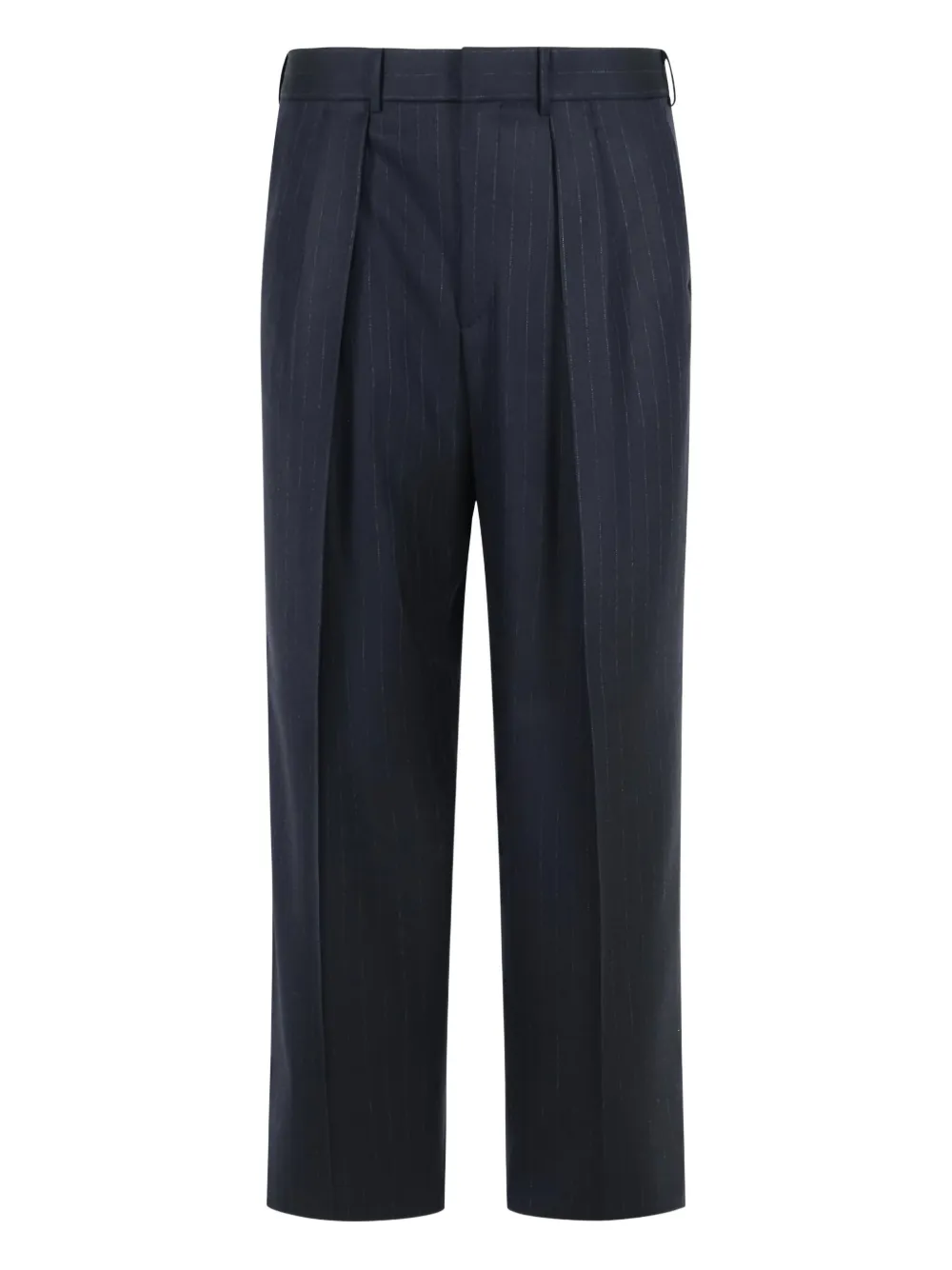 TOM FORD pinstripe-pleated trousers | Blue | Image 1