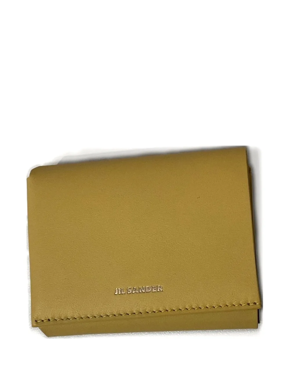 Jil Sander logo wallet - Giallo