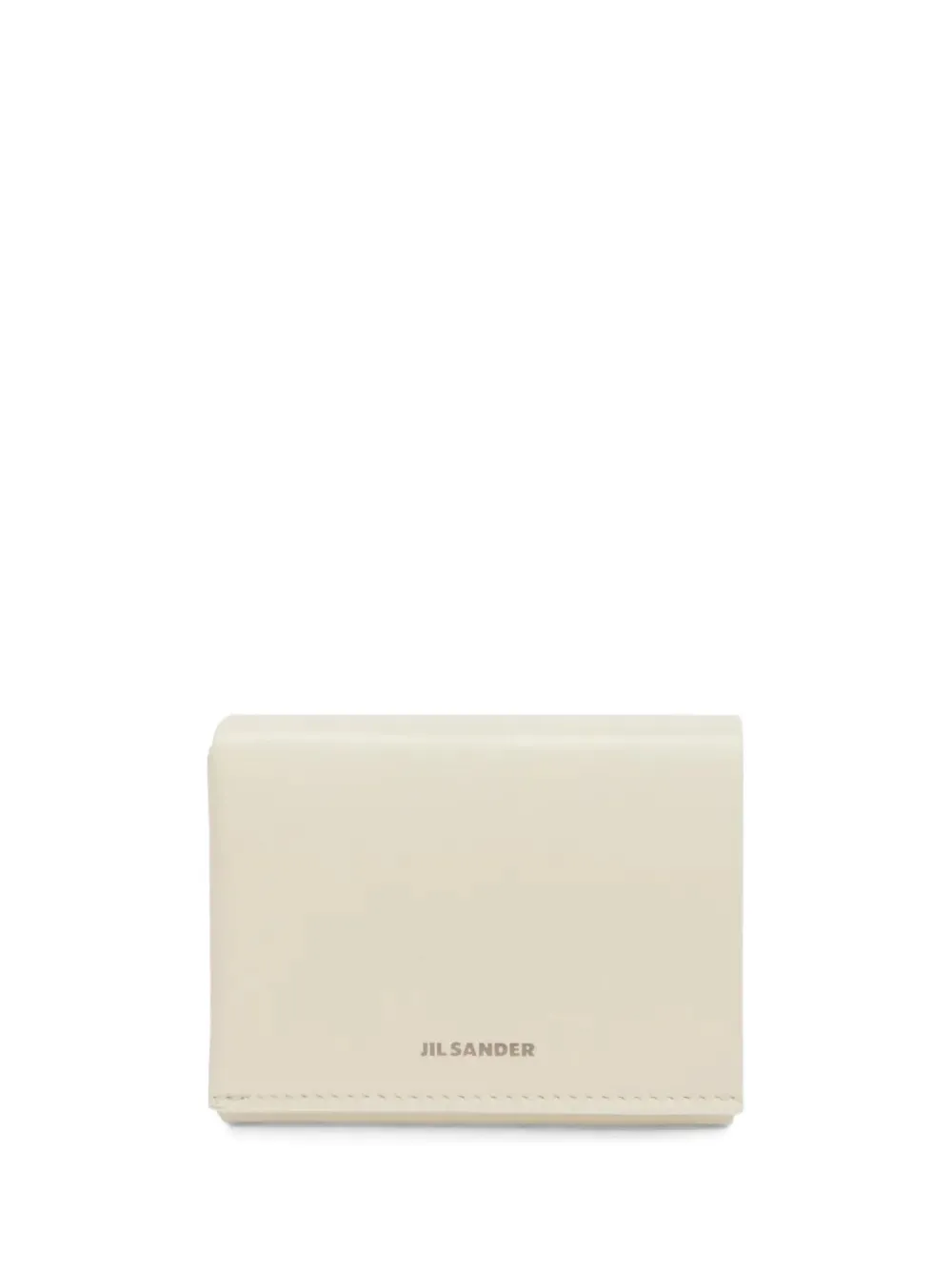 Jil Sander Portemonnee met logo Beige