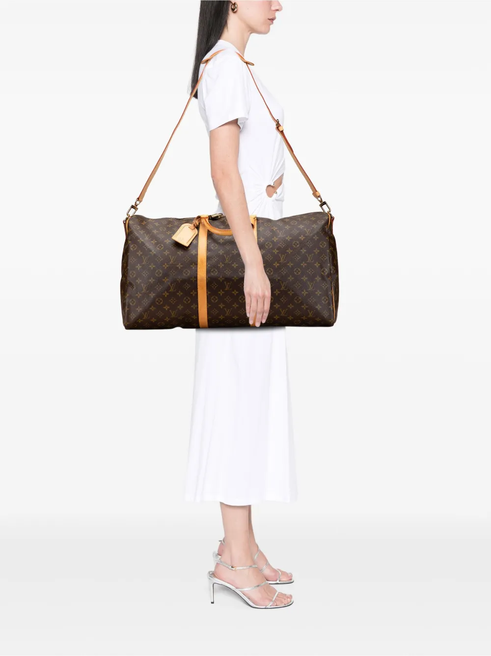 Louis Vuitton Pre-Owned 1997 Monogram Keepall Bandouliere 60 travel bag | Pre-Owned | Image 2