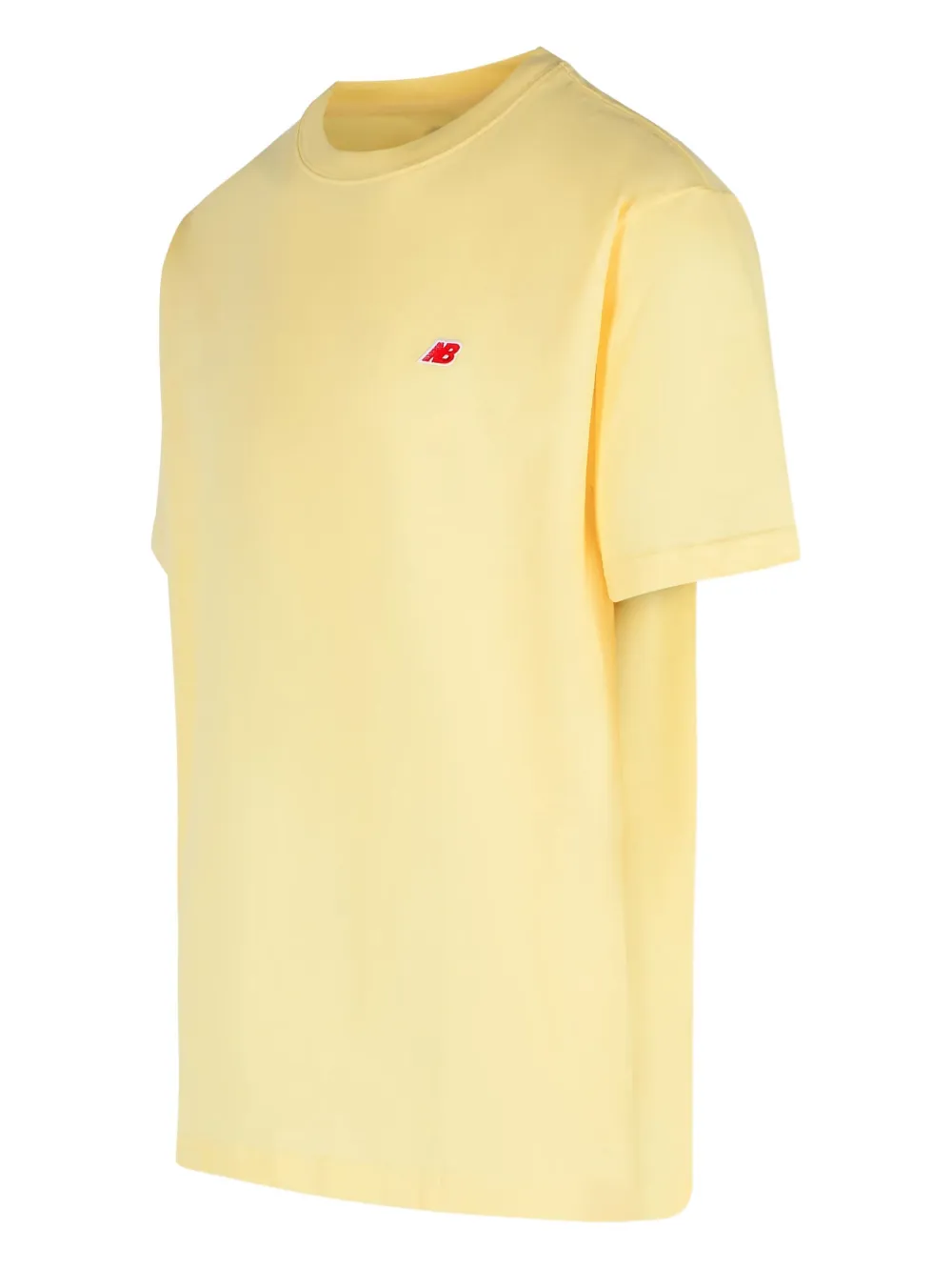 New Balance T-shirt met logopatch Geel