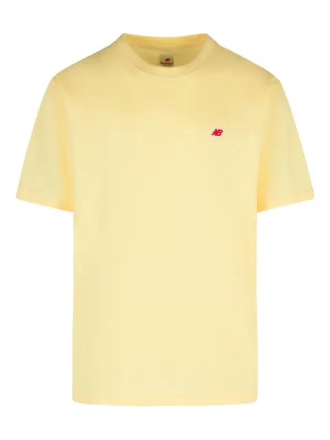 New Balance crew-neck logo-patch T-shirt
