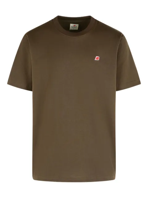 New Balance logo-patch crew-neck T-shirt
