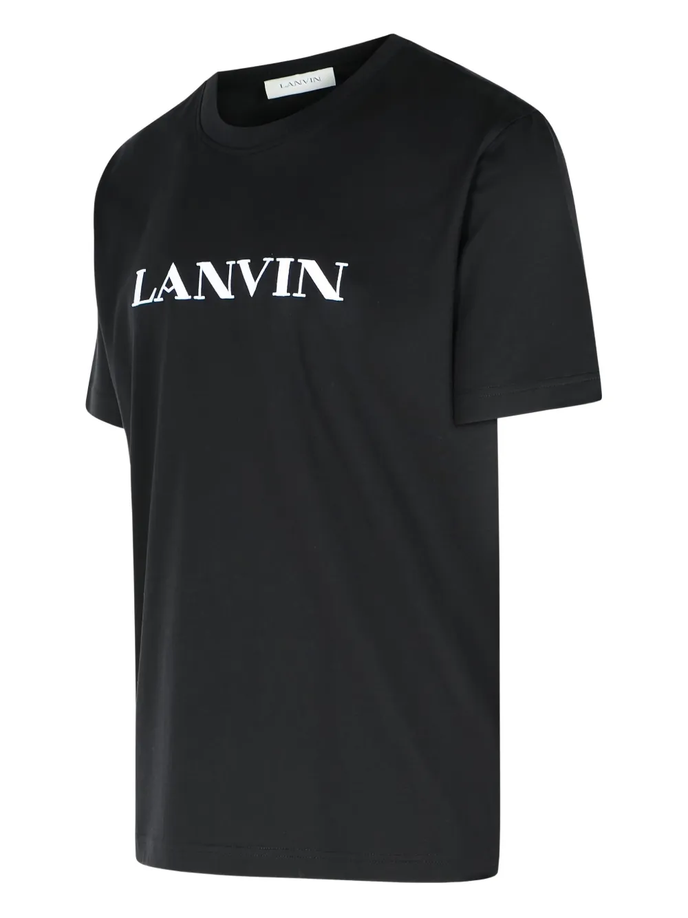 Lanvin Katoenen T-shirt met logoprint Zwart