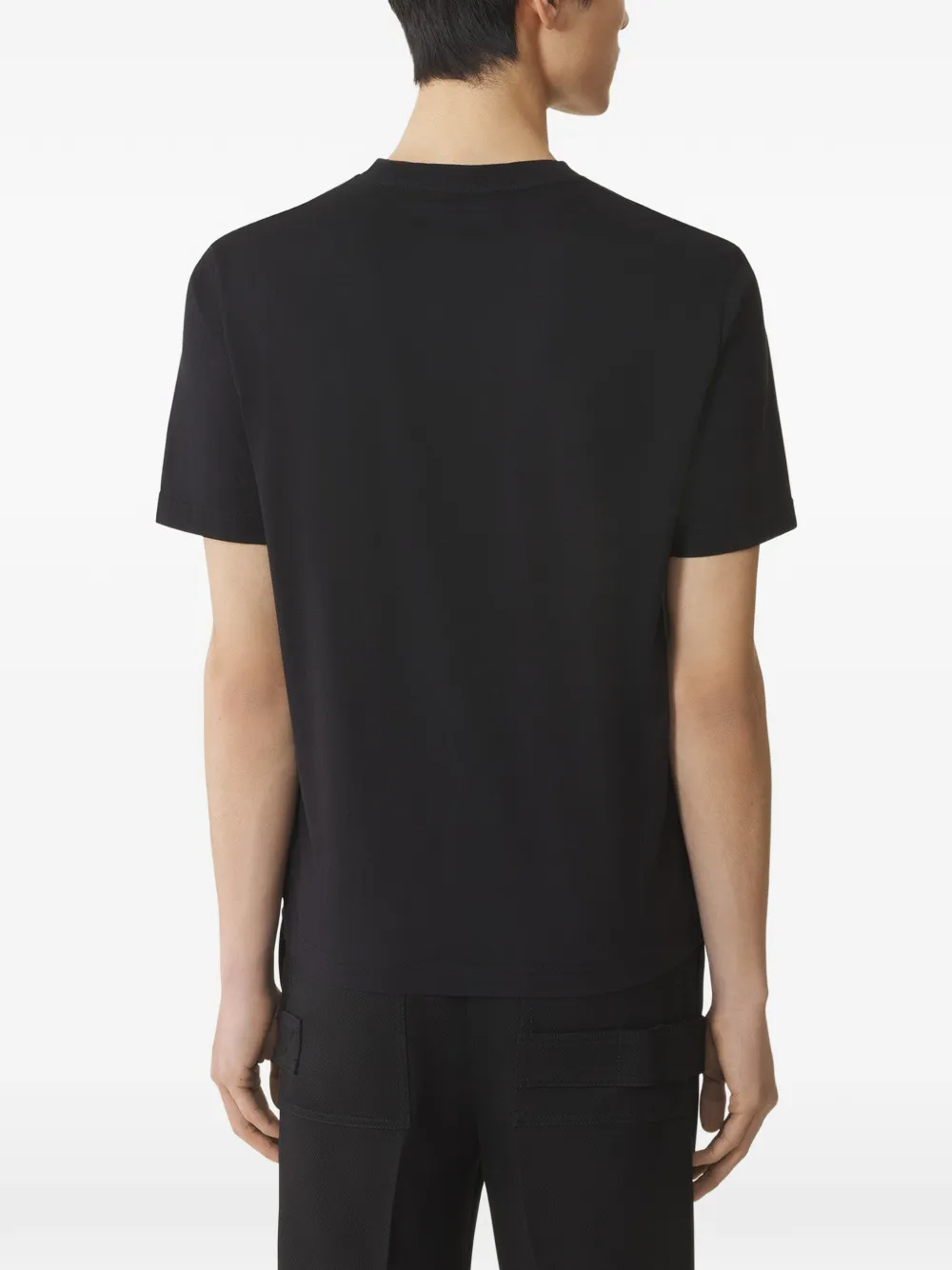 Lanvin Katoenen T-shirt met logoprint Zwart