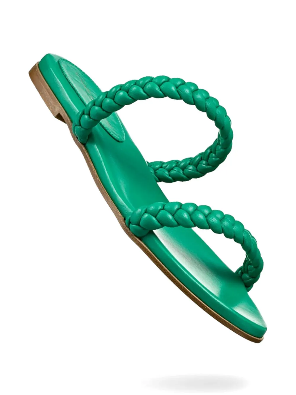 Gianvito Rossi braided-strap sandals Groen