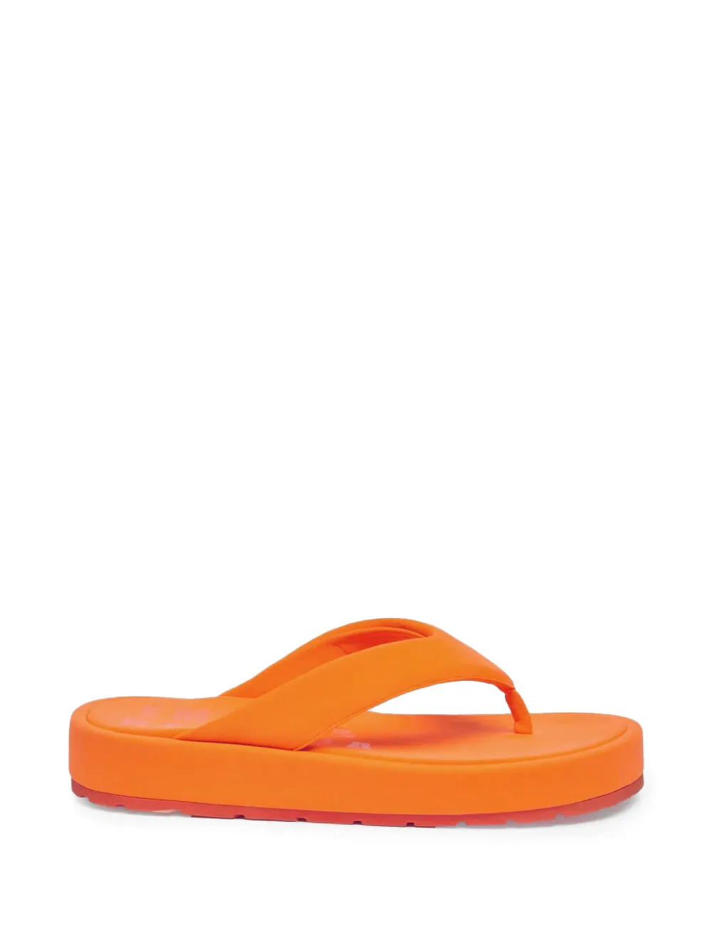Bettina Vermillon Platform Flip-flops In Blue