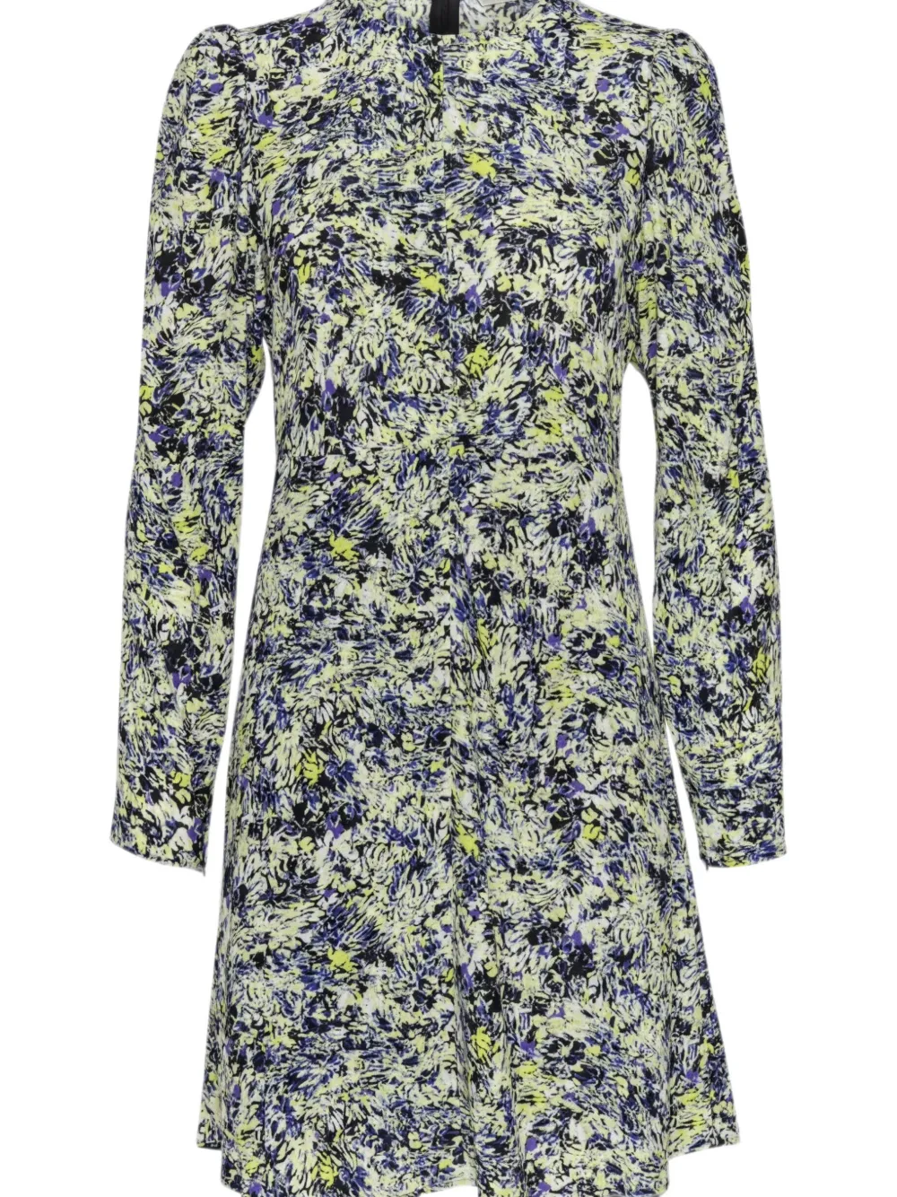 Gestuz JillyGZ mini-jurk met abstracte print en lange mouwen Groen