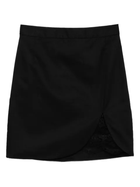 BLAKLACE floral-lace skirt