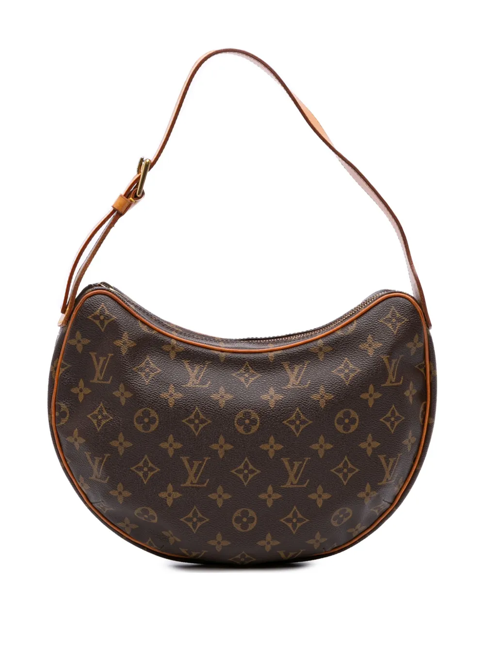 Louis Vuitton Pre-Owned 2002 モノグラム クロワッサン MM ホーボーバッグ - ブラウン Louis Vuitton Pre-Owned 2002 モノグラム クロワッサン MM ホーボーバッグ - ブラウン
