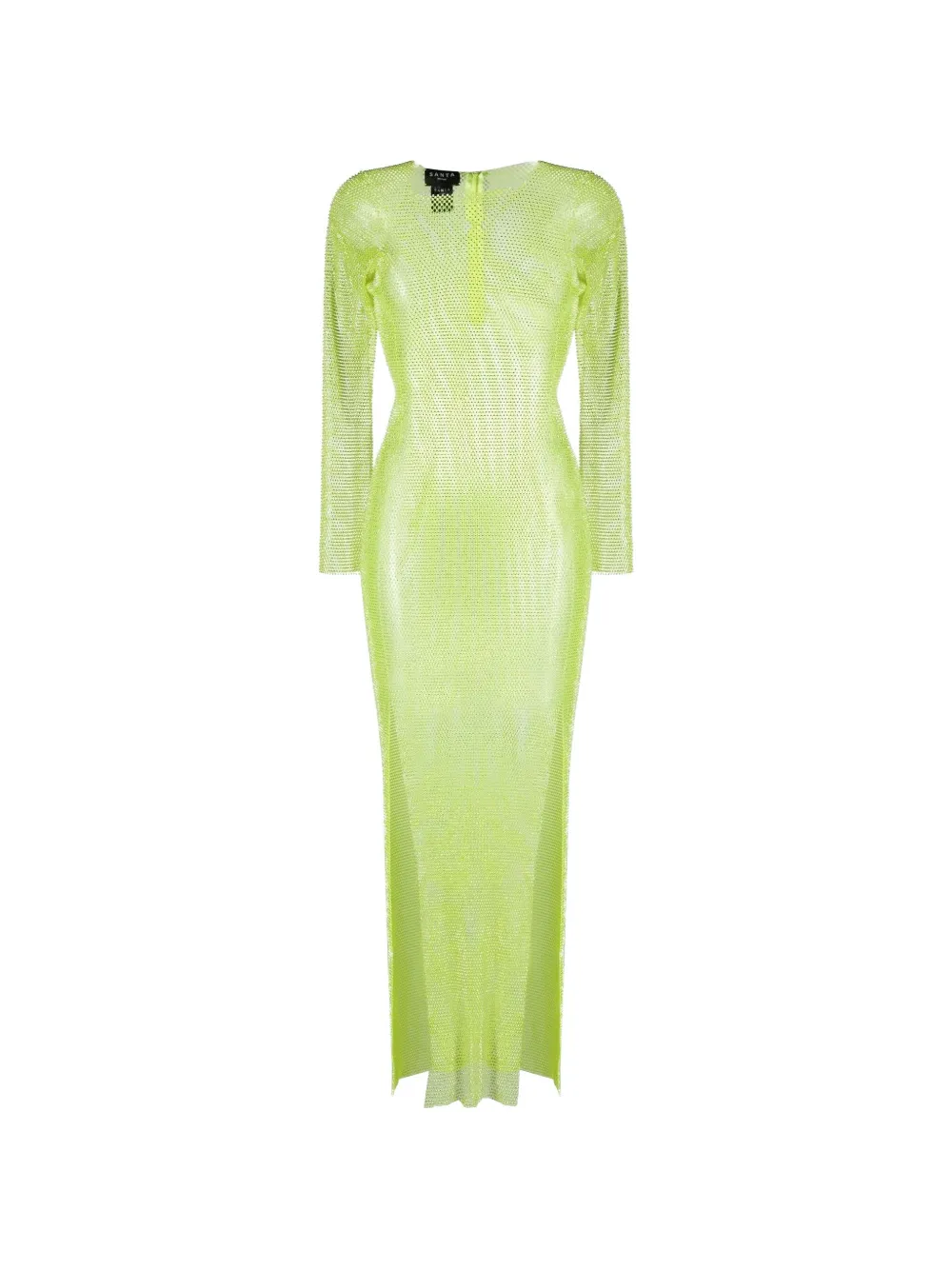 Santa Brands long-sleeve dress - Verde