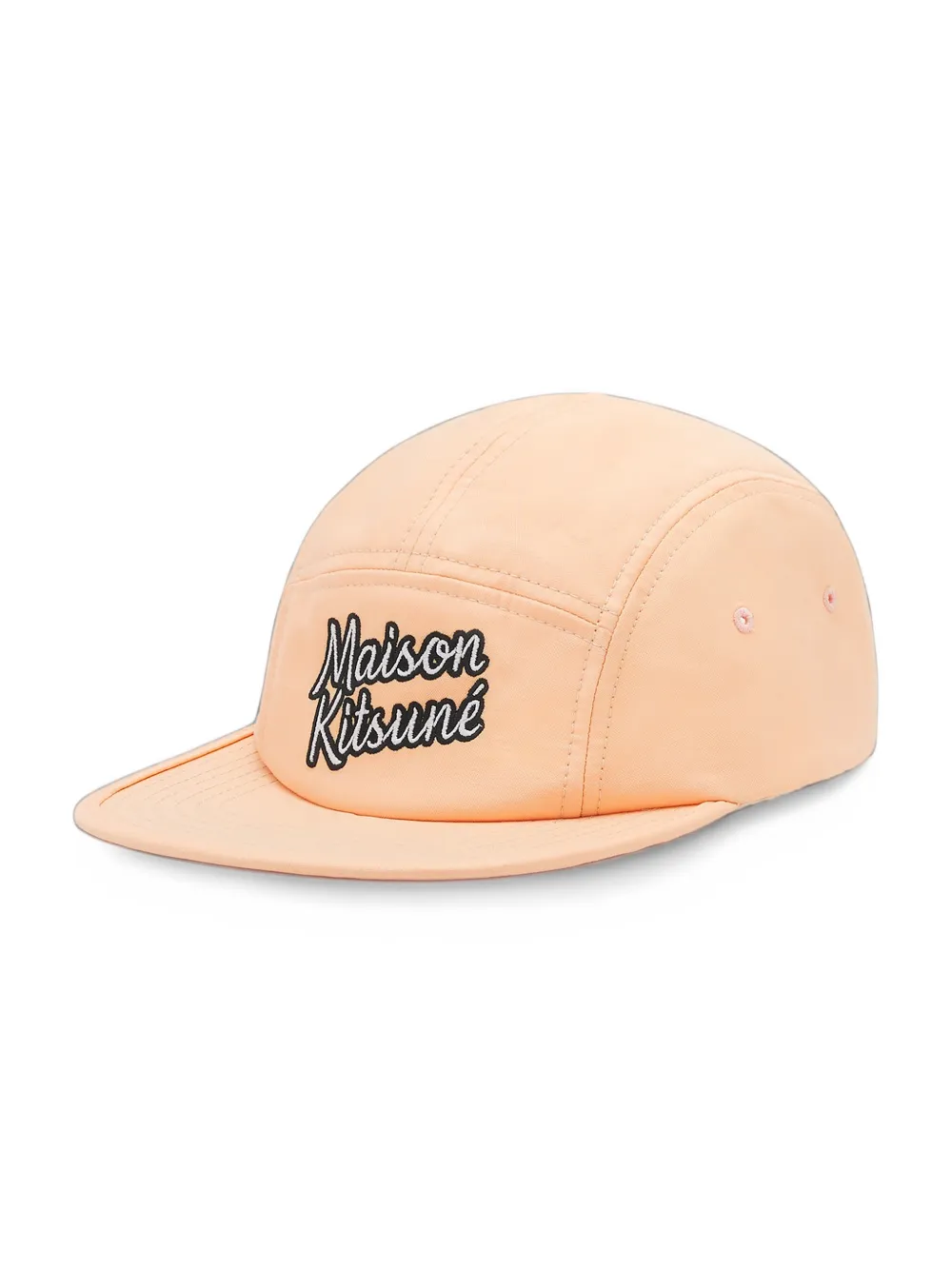 Maison Kitsuné logo-embroidered cap Oranje