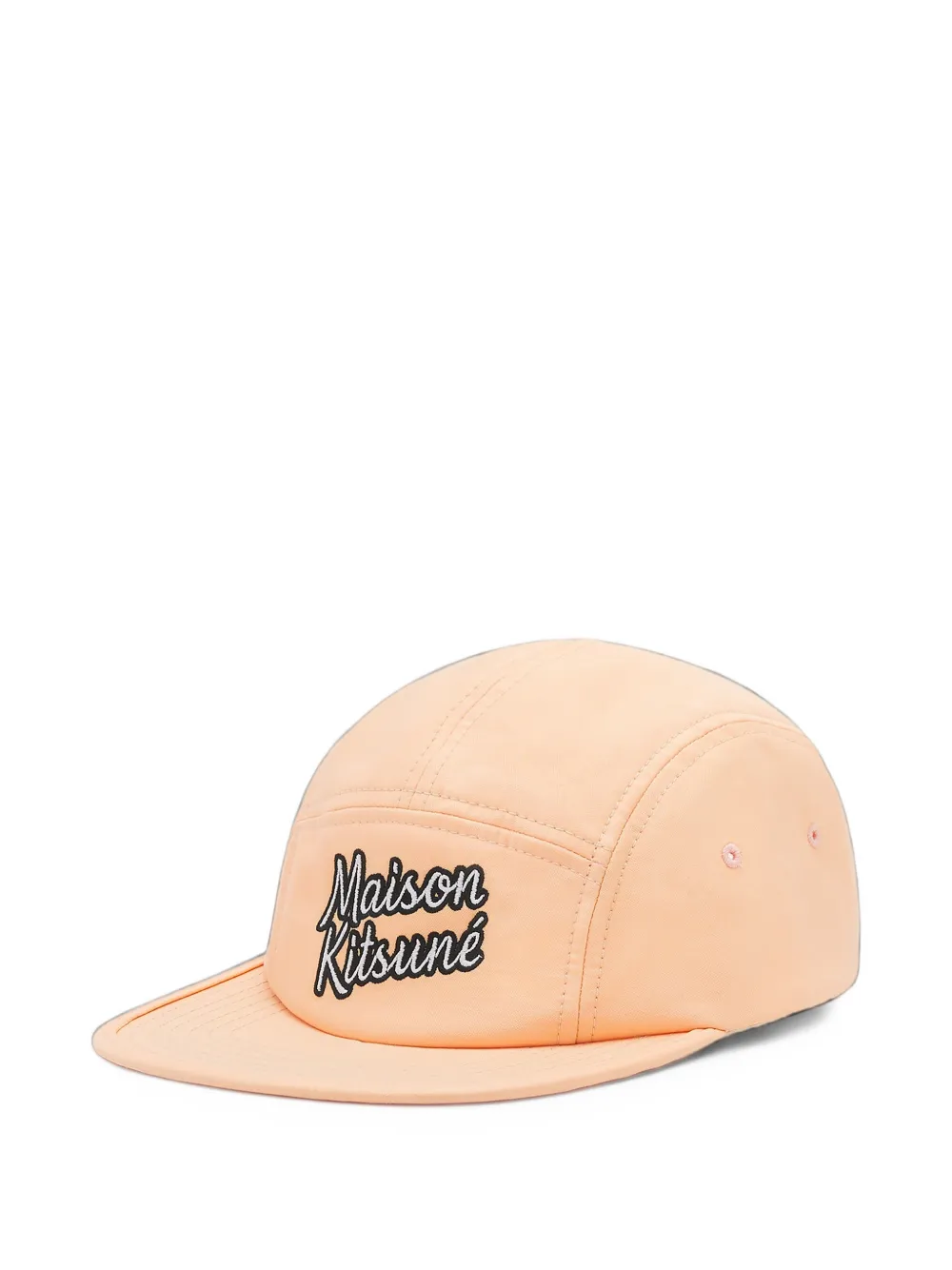 Maison Kitsuné logo-embroidered cap Oranje