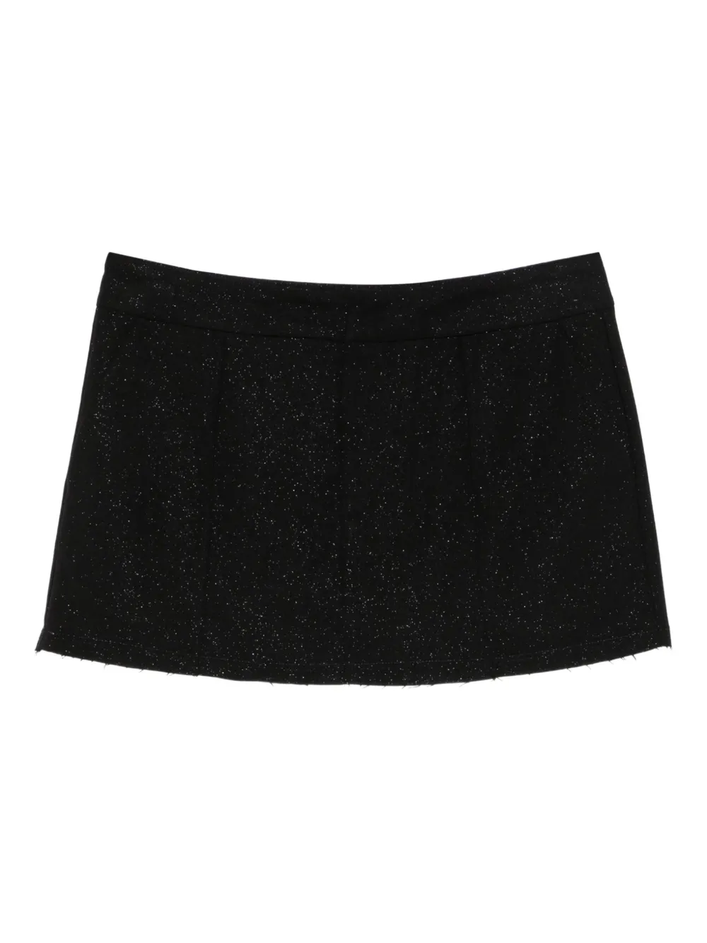 Eleh glitter-trimmed cotton skirt | Black | Image 1