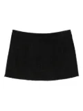 Eleh glitter-trimmed cotton skirt - Black