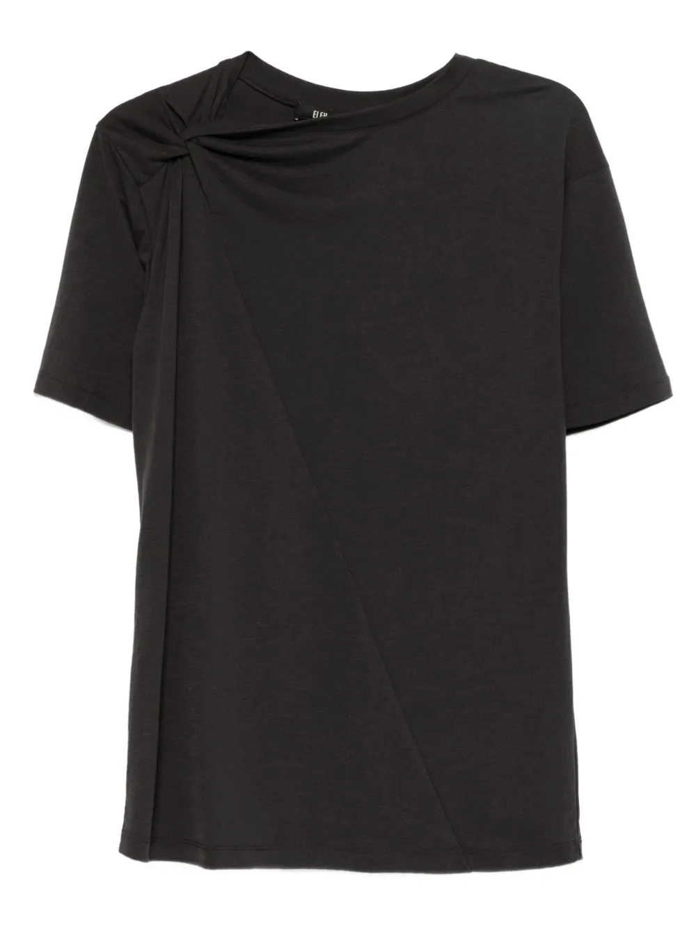 Eleh knotted-shoulder top | Grey | Image 1