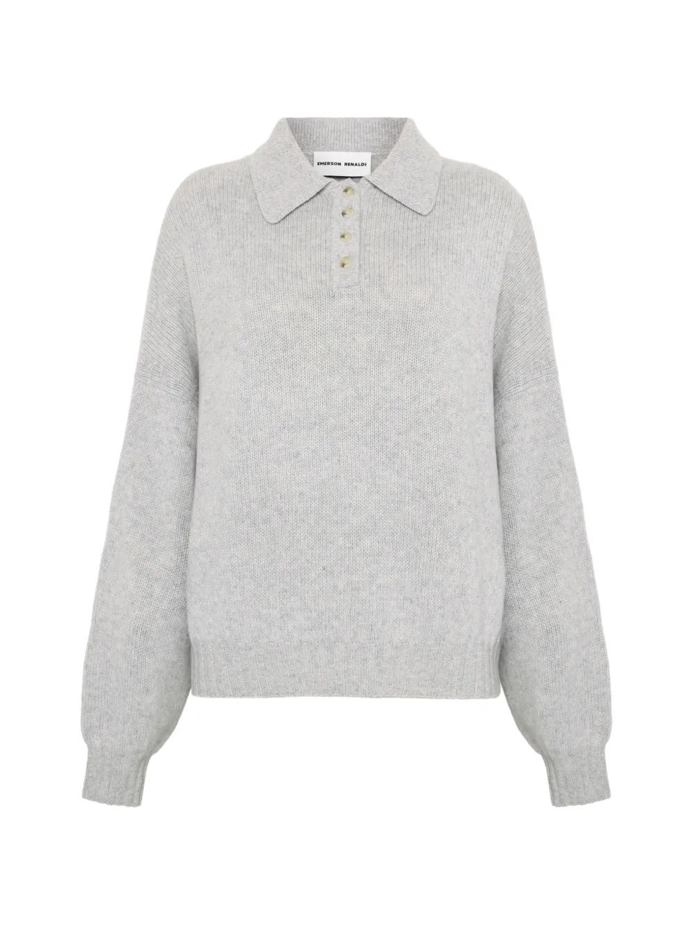 Emiliano Rinaldi buttoned sweater - Grau