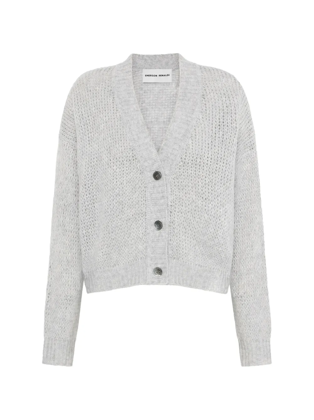Emiliano Rinaldi buttoned V-neck cardigan - Grigio