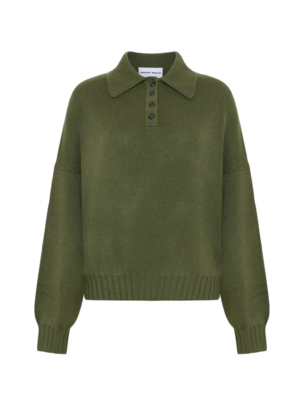 Emiliano Rinaldi buttoned polo top - Grün