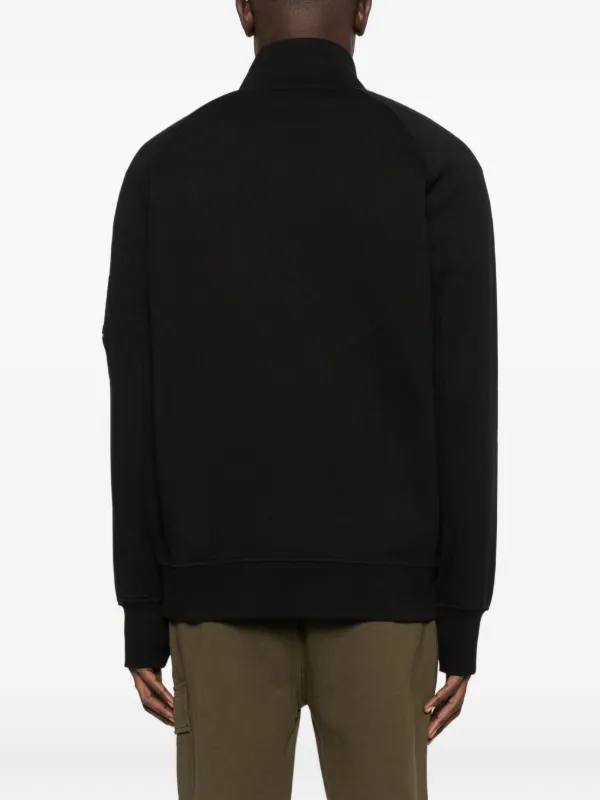 C.P. Company half-zip Pocket Sweatshirt | Black | FARFETCH