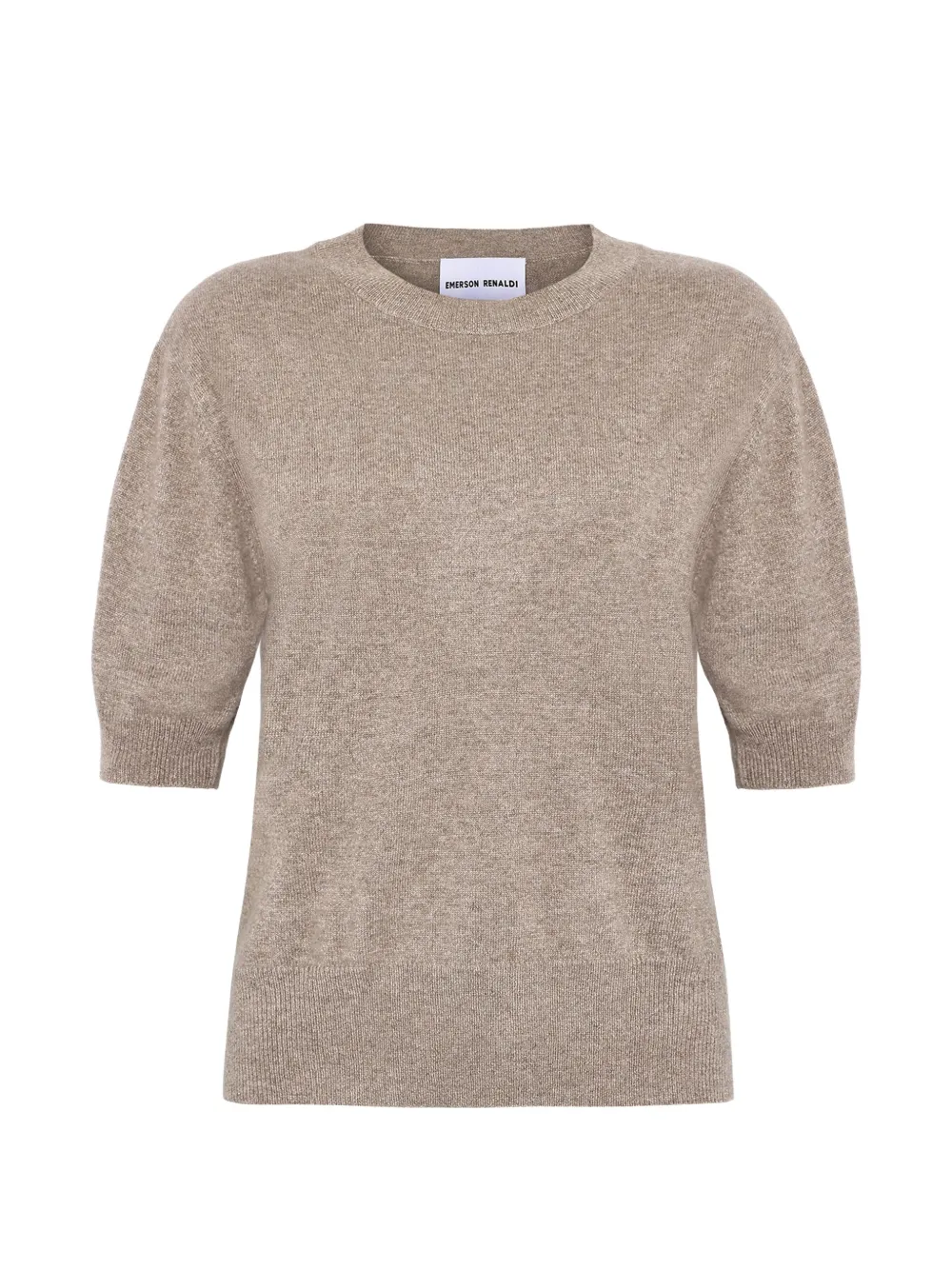 Emerson Renaldi short-sleeve knitted sweater - Toni neutri