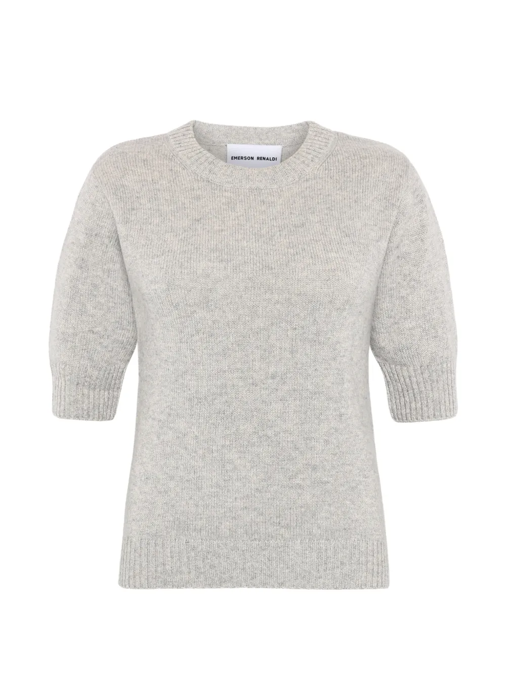 Emerson Renaldi short-sleeve crew-neck sweater - Grau