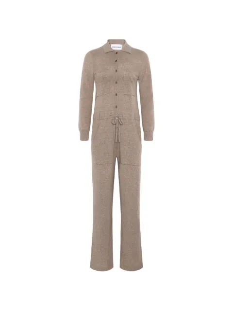 Emerson Renaldi jumpsuit con cordones en la pretina y botones