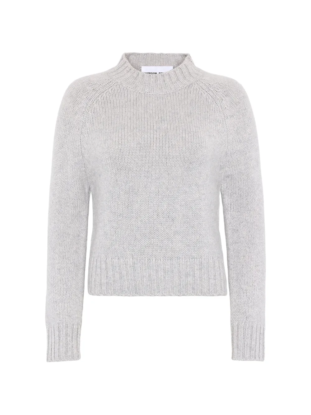 Emerson Renaldi raglan-sleeve mock-neck sweater - Grey