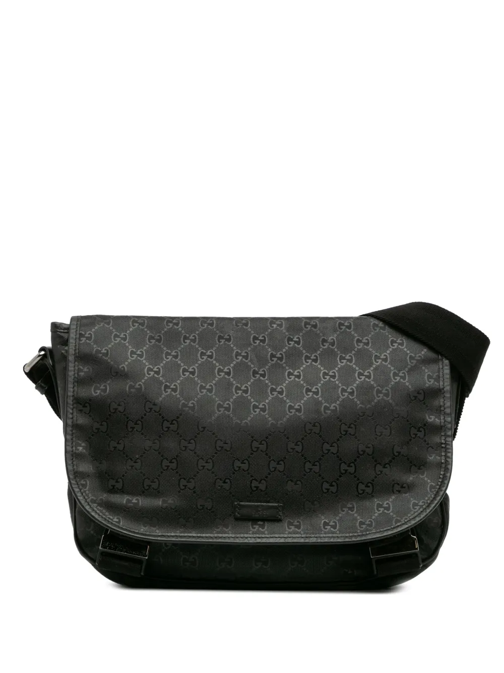 Gucci Pre-Owned 2016-2015 GGインプリメ ショルダーバッグ - ブラック Gucci Pre-Owned 2016-2015 GGインプリメ ショルダーバッグ - ブラック