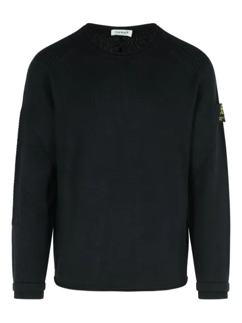 Premiata logo-patch crew-neck sweater