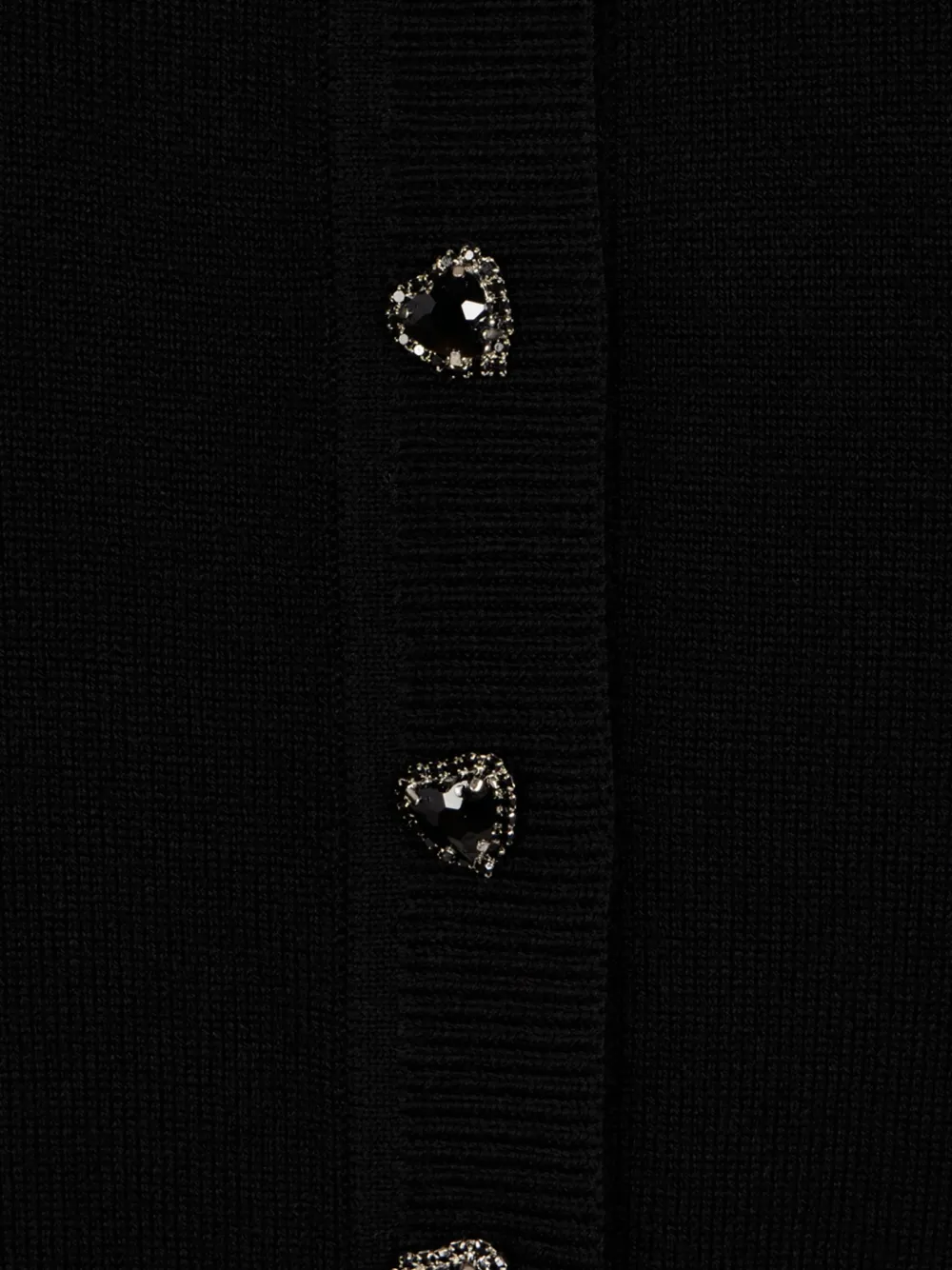 Zimmermann Hypnotic Jewel Buttoned-up Cardigan In Black