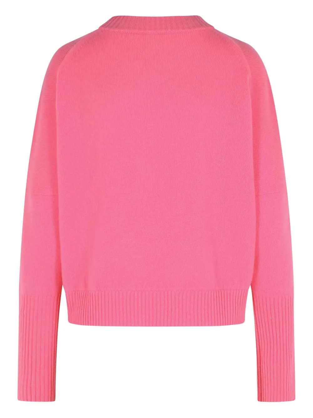 Closed ribbed crew-neck wool sweater | Knitted Sweaters | Image 2