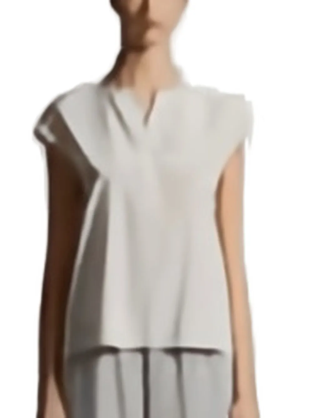 Peserico Top met V-hals Beige