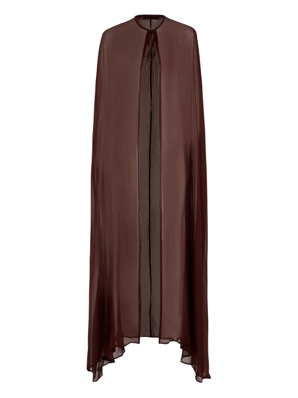 Raquel Diniz シルクケープ - レッド Raquel Diniz シルクケープ - レッド
