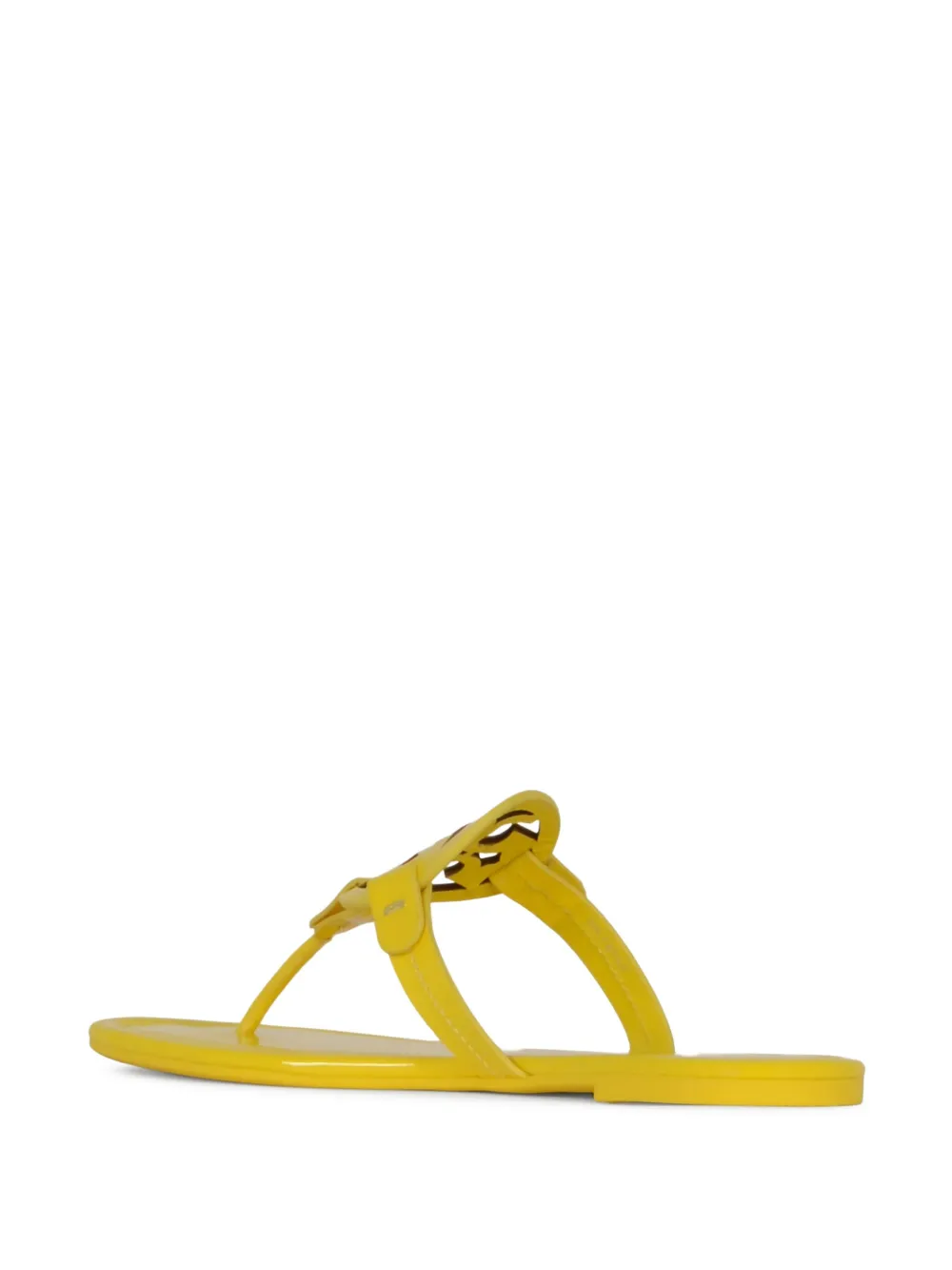 Tory Burch Miller leren sandalen Geel