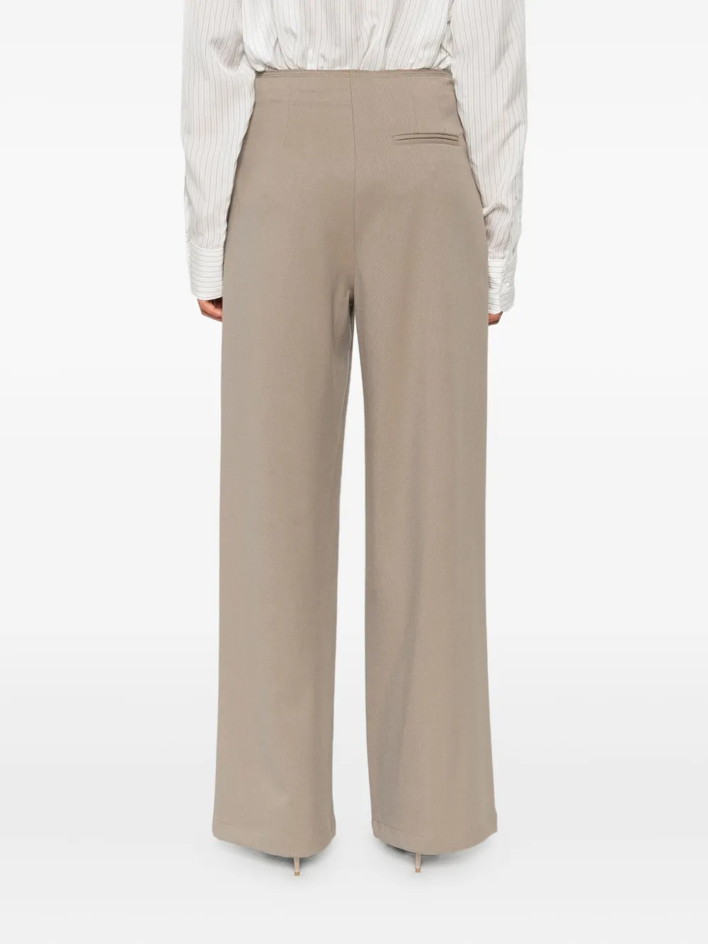 Eleh Pleated Trousers In Brown